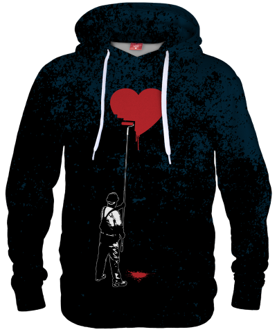 Bluza z kapturem HEART PAINTER
