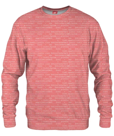 GEEK CODE PINK Sweater