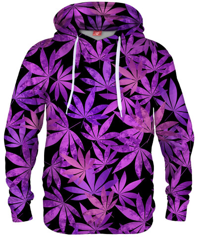 Bluza z kapturem PURPLE WEED