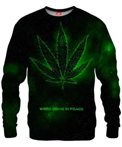 PEACE AND WEED Sweater