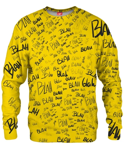 YELLOW BLAH Sweater