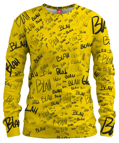 YELLOW BLAH Womens sweater