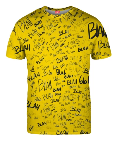 YELLOW BLAH T-shirt