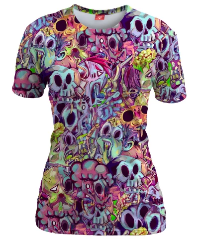 CANDY ZOMBIE Womens T-shirt