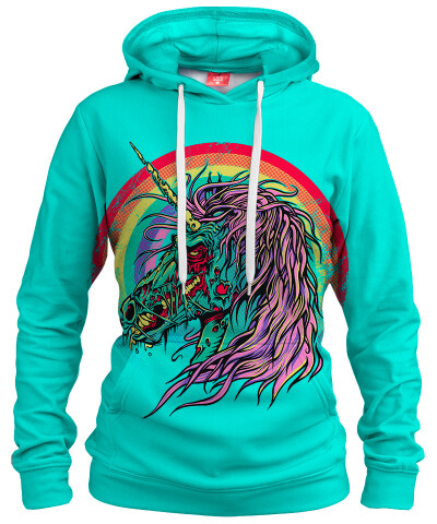 UNICORN ZOMBIE Womens hoodie