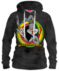 Damska bluza z kapturem WASSSUP DOC? GREY
