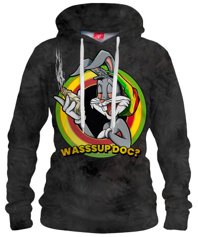 WASSSUP DOC? GREY Womens hoodie