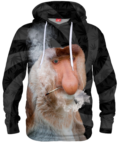 Bluza z kapturem SMOKE JANUSZ BLACK