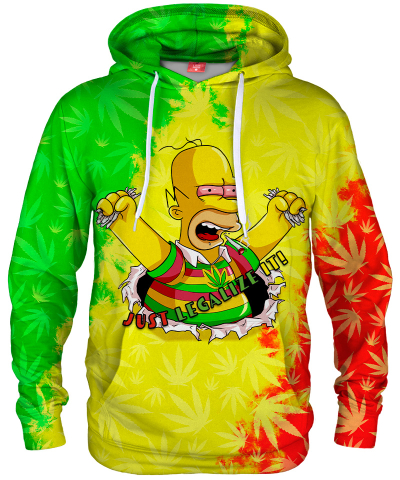 Bluza z kapturem LEGALIZE IT