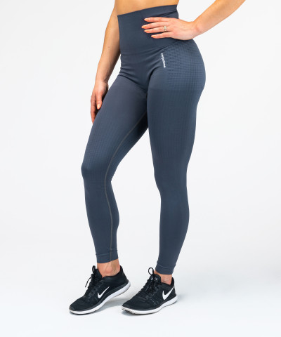 Grafitowe legginsy bezszwowe Model One