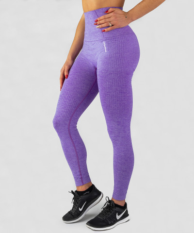 Fioletowe legginsy bezszwowe Model One
