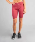 Burgundy Biker Shorts 2
