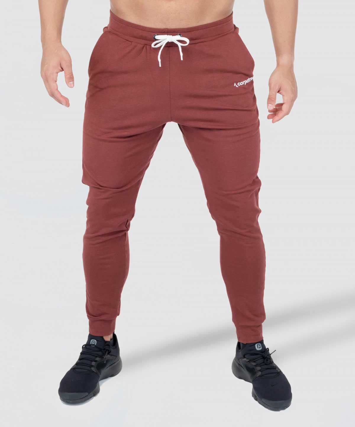 Burgundy discount sweatpants mens