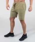 Olive Knit Shorts 3