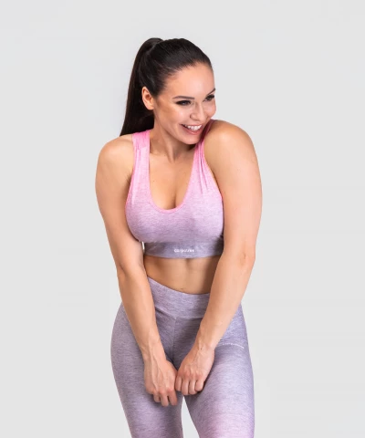 Grey Pink Ombre Classic Bra