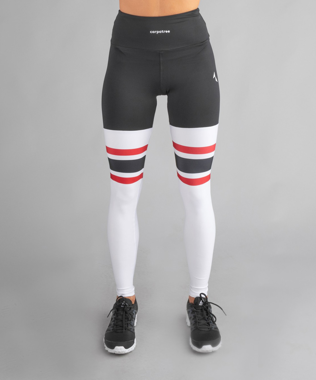 Black\u0026Red High Socks Leggings - Carpatree