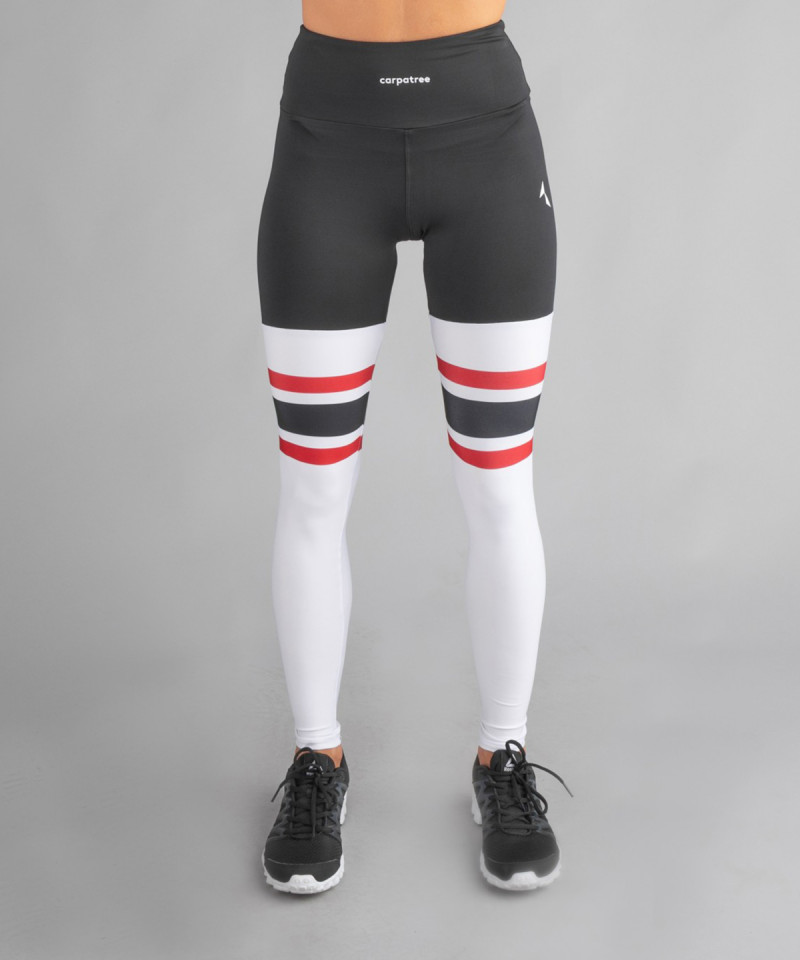 Black&Red High Socks Leggings Carpatree