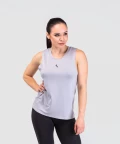 Grey Full Back Tank-top