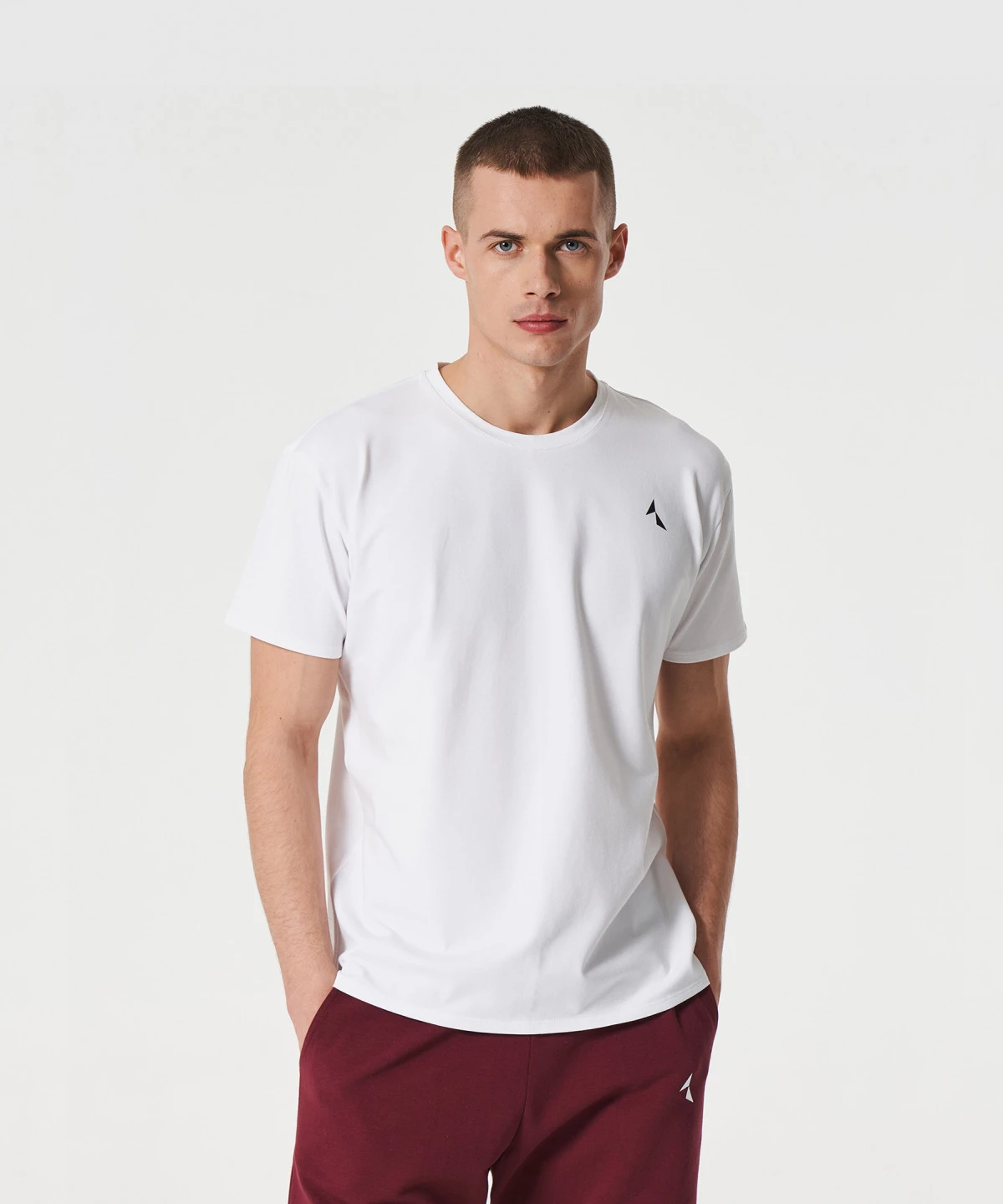 Men's White Delta Compression T-shirt - Carpatree