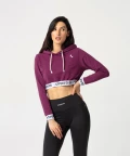 Blueberry Jolly Cropped Hoodie 1