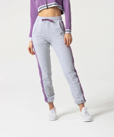 Grey to purple Relaxed Sweatpants 1