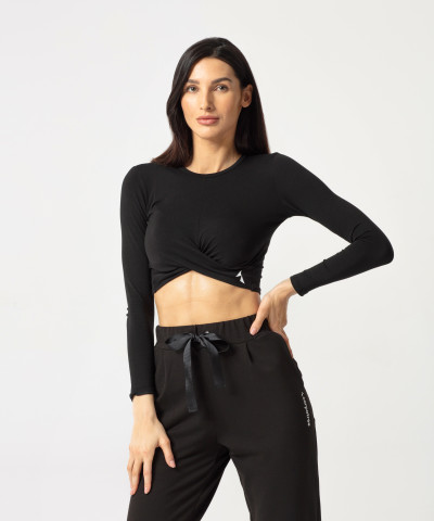 Black Gaia Longsleeve Top 1