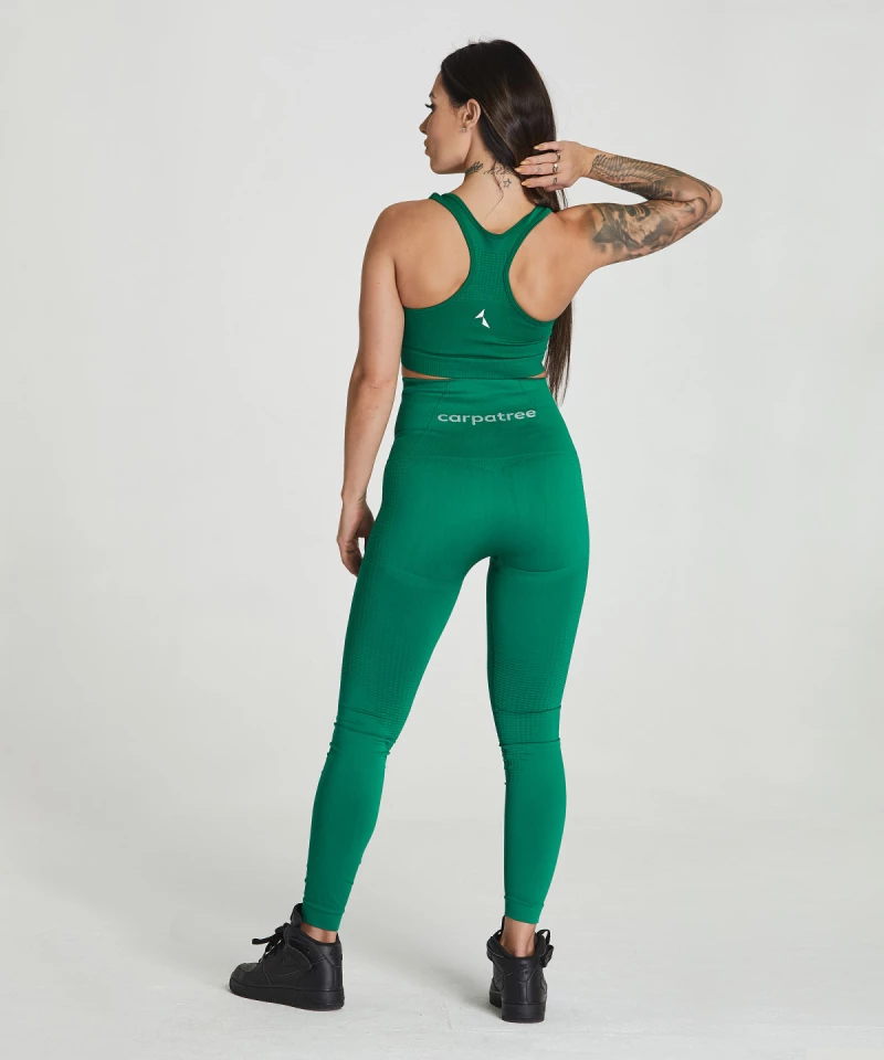 Zielone legginsy bezszwowe Model One 3