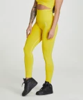 Żółte legginsy bezszwowe Model One 1