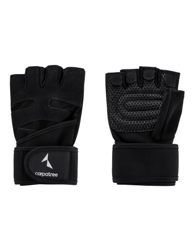 Schwarze Carpatree Fitness-Handschuhe