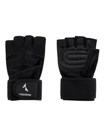 Czarne rękawiczki na siłownię Carpatree