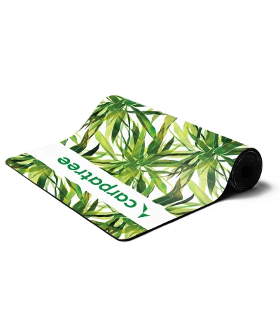 Green Palm Tree Yoga Mat 1