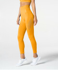 Legginsy bezszwowe Phase, Żółte