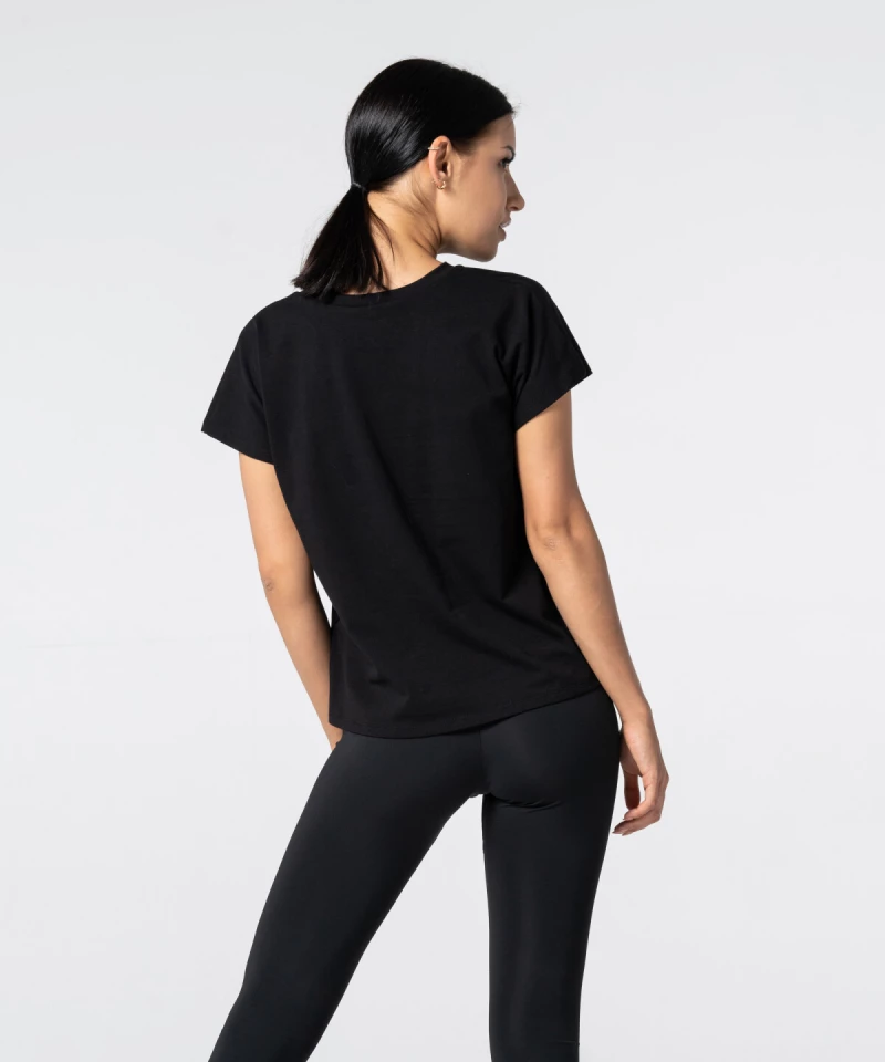 Women's Black Symmetry T-shirt 2