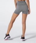 Women's Grey Melange Model One Seamless Shorts 3