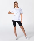 White Boyfriend T-shirt for active women