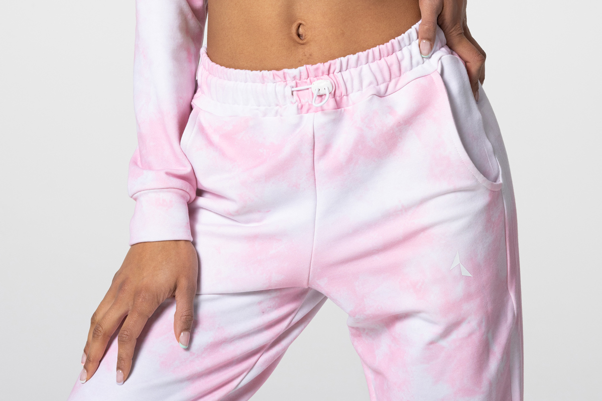 Comfortable Pink Tie Dye Juniper Sweatpants - Carpatree