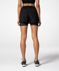 Black Pocket Shorts with print for summer