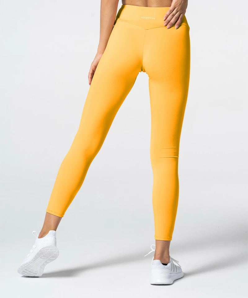 Yellow Highwaist leggings for gym