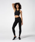 Black Gemini Leggings for runners with reflective parts