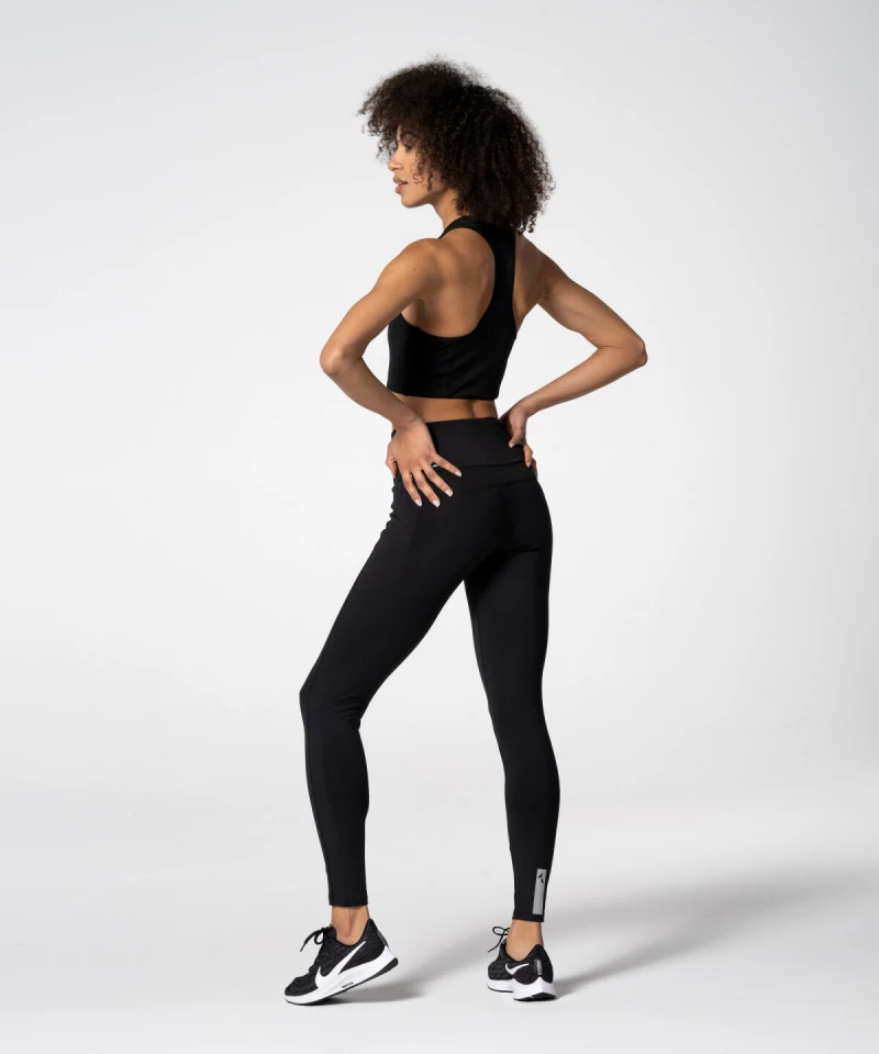 Black Gemini Leggings with high waist for women
