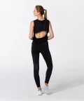 Black Speed Leggings with breathable material