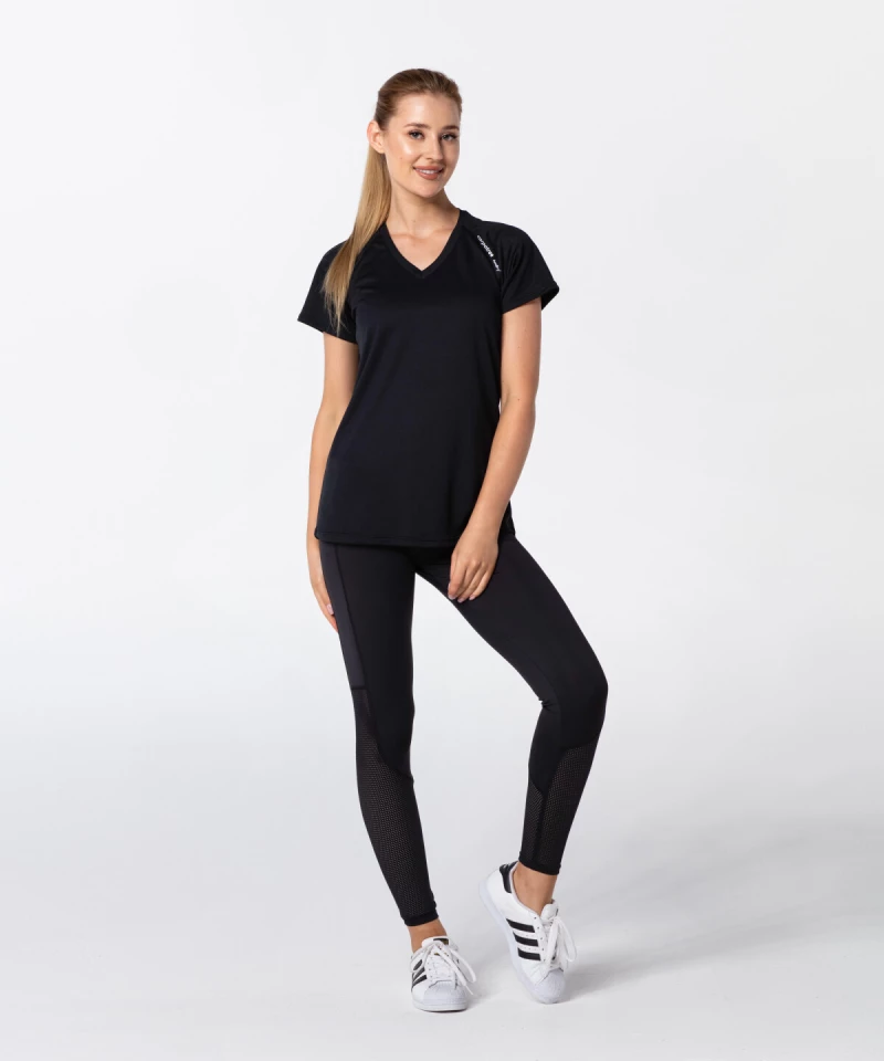 Black Active T-shirt from Carpatree for running