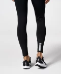 Black Gemini leggings with reflective logo