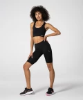 Women's Black Spark™ Biker Shorts for fitness