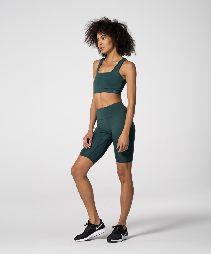 Women's Modern Bottle Green Spark™ Biker Shorts