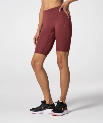 Women's Burgundy Spark™ Biker Shorts