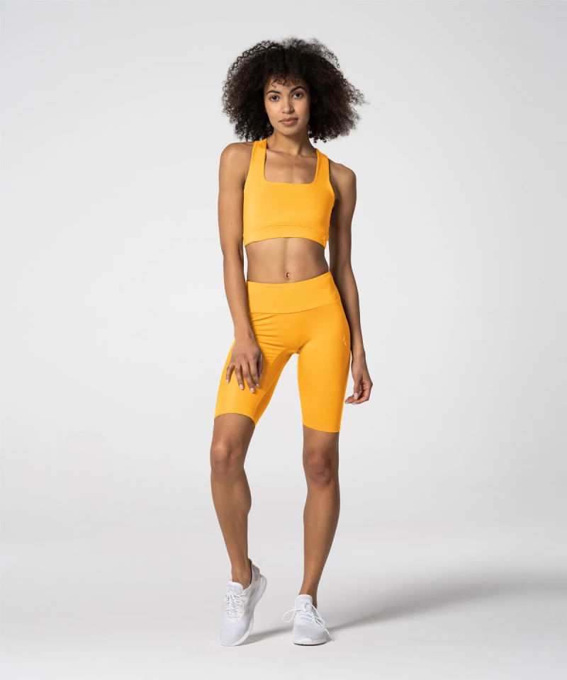 Gym Women's Yellow, Citrus Spark™ Biker Shorts