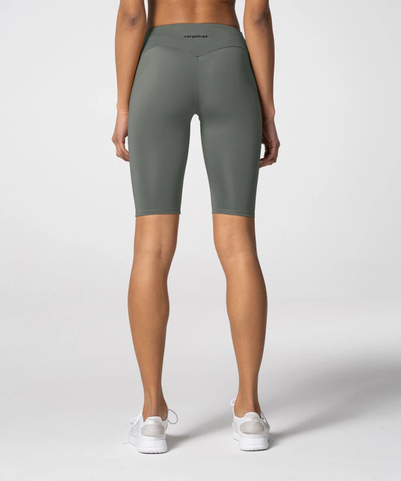 Feminine Grey Spark™ Biker Shorts