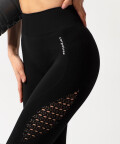 Black leggings with design
