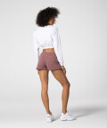 Sporty brown shorts for women
